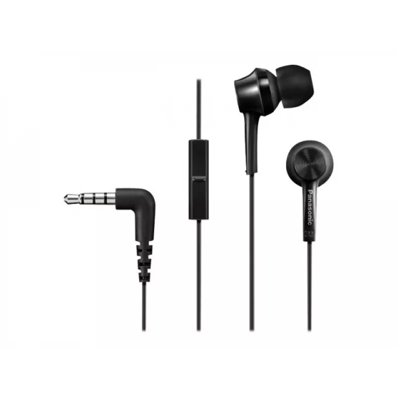 Kabelgebundenes In-Ear-Headset Panasonic RP-TCM115E — 1,2 m Kabel, 10–24000 Hz, 12 g, weiß
