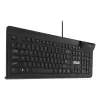 Kabelgebundene Full-Size-Tastatur ASUS KU100 Schwarz, estnisches Layout, USB Typ-A, 2 m Kabel