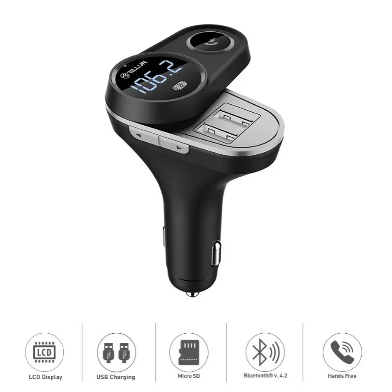 Tellur FMT-B5 FM-Transmitter, schwarz