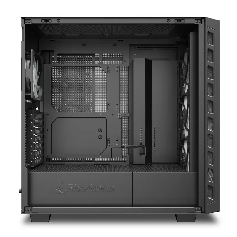 Sharkoon REBEL C80G RGB Midi Tower Schwarz