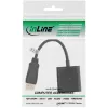 Microconnect DPDVID Videokabel-Adapter 0,15 m DisplayPort DVI-D Schwarz