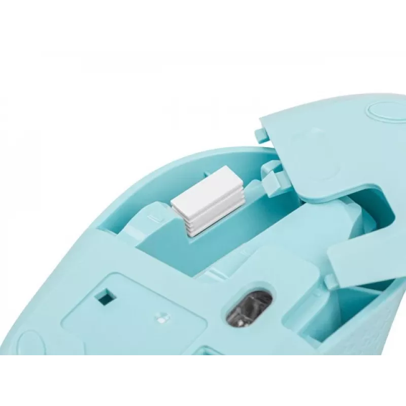 Natec Stork NMY-2001 kabellose optische Maus, 1600 DPI, USB-Empfänger, blau
