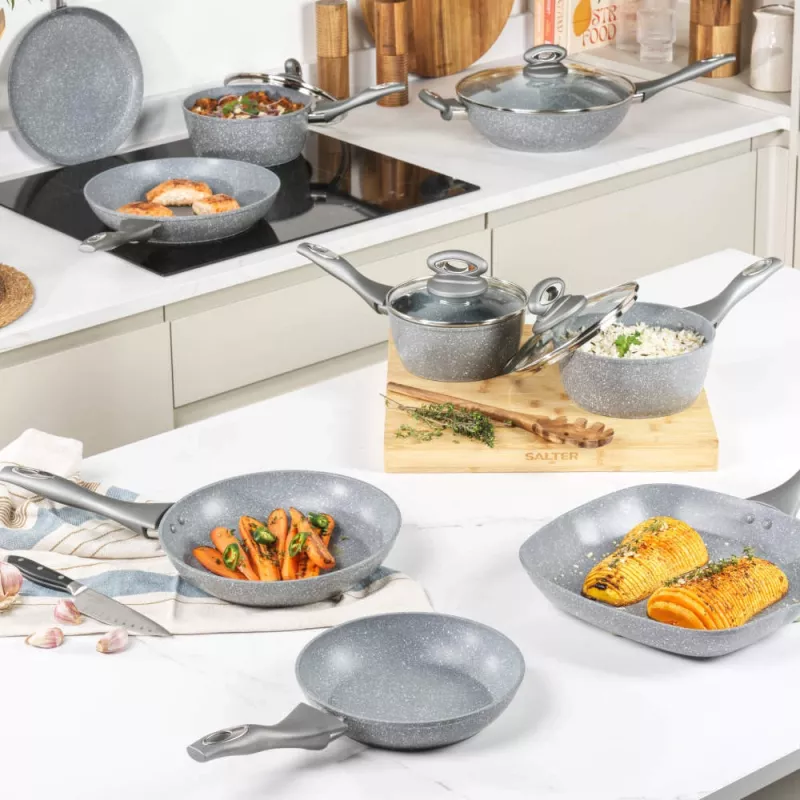 Kochtopfset Salter BW02986G1EU7 — 3-teilige Kochtöpfe 16 cm, 18 cm, 20 cm