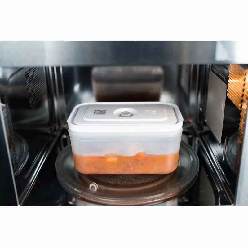 Zwilling Fresh & Save 36804-200-0 Vakuum-Frischhaltedose M, 0,9 l, Kunststoff, Grau