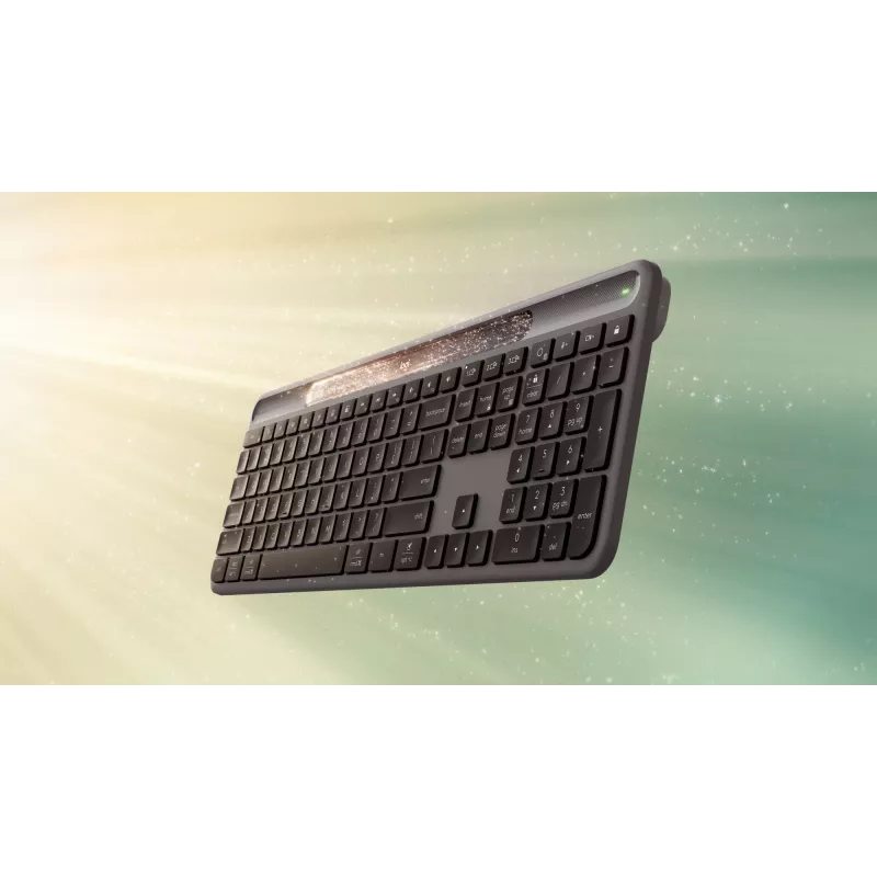 Logitech Signature Slim Solar+ K980 kabellose Tastatur, US International, Graphit