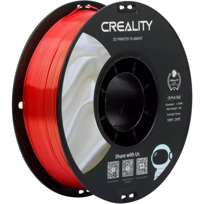 Creality CR-Silk PLA Filament, 1,75 mm, 1 kg, Gold/Rot