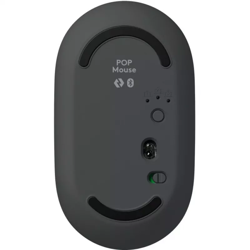 Logitech POP ICON COMBO Swiss, Grafit/Grün, Bluetooth, Swiss, 920-013275