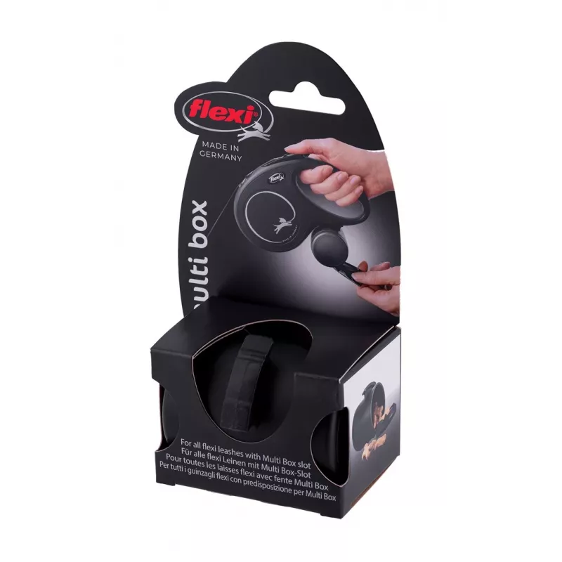 Flexi Vario Multi Box Universalbehälter für Futter oder Beutel, Schwarz