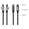 Good Connections Ethernet-Kabel USB-C RJ45, Anthrazit, 1,0 m