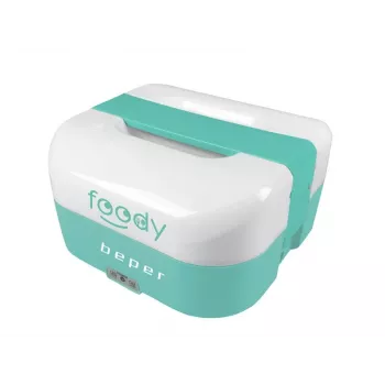 Beper BC.160A elektrische Lunchbox zum Warmhalten von Speisen mit Kfz-Adapter, 50 W