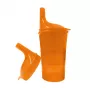 Sicherheitsbecher zum Essen und Trinken - Orange