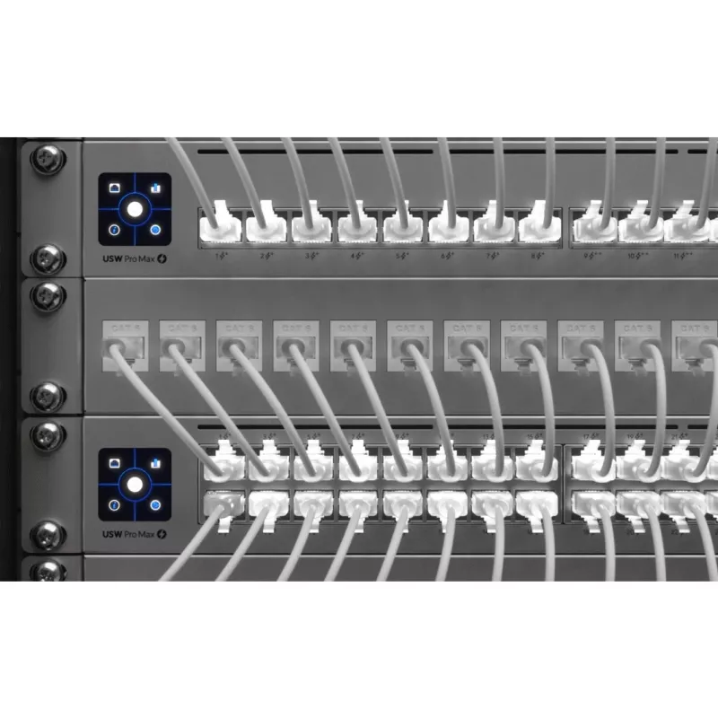Netzwerk-Patchkabel UBIQUITI UACC-Cable-Patch-EL Cat6 RJ-45 2.5GbE PoE++ 0,15 m durchscheinend weiß (24 Stk.)