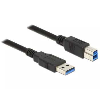 USB-Kabel DeLOCK 85069 USB 3.2 Gen 1 3 m USB A USB B Schwarz