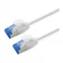 ROLINE Patchkabel Cat.6A (Klasse EA) S/FTP (PiMF), LSOH, PoE, weiß, 0,5 m