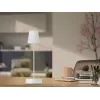 Beper P201UTP404 aufladbare LED-Stehlampe, höhenverstellbar, 2,5 W, dimmbar, Metall, weiß