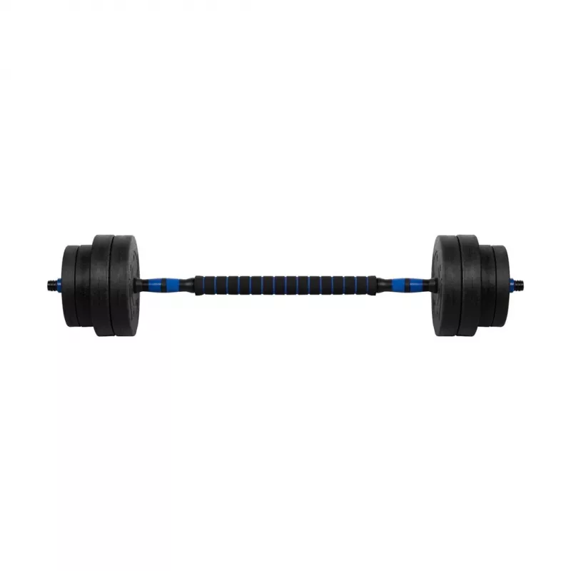 REBEL ACTIVE Verstellbare Bitumen-Hantel mit Verbinder 1x20kg