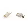 RJ45-Steckverbinder GEMBIRD CAT7 8P8C vergoldet 15µm FTP/SFTP 50er-Pack
