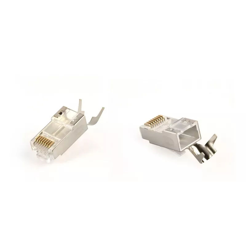 RJ45-Steckverbinder GEMBIRD CAT7 8P8C vergoldet 15µm FTP/SFTP 50er-Pack