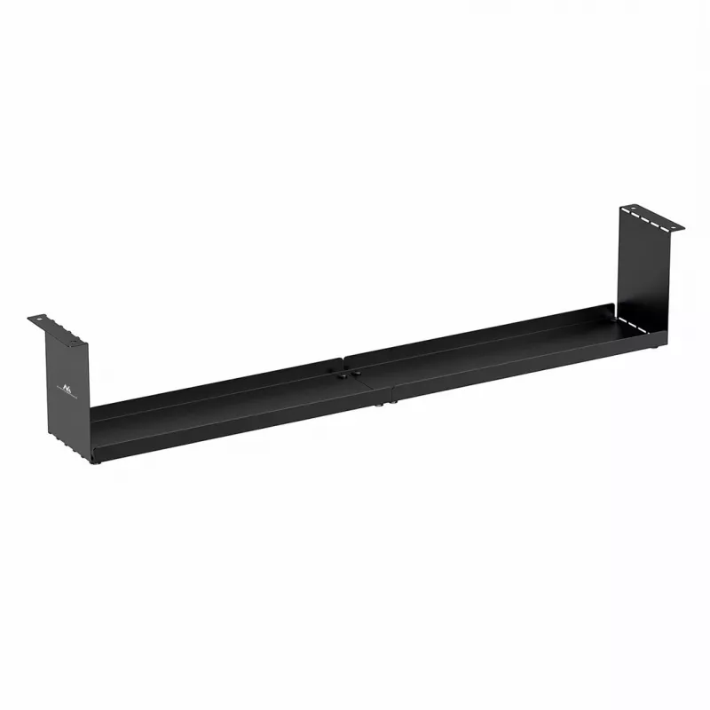 Maclean kompakter Kabelorganizer unter dem Schreibtisch, max. Belastung 5 kg, schwarz, MC-107 B
