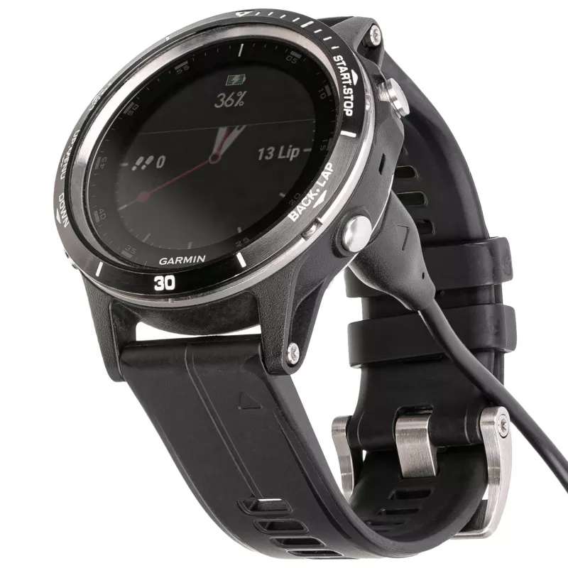 Akyga AK-SW-17 Ladekabel für Garmin Smartwatches (Fenix 5/6/7, Vivoactive 3/4, Forerunner), USB, 1 m