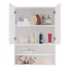 Topeshop POLA MINI DK weißer Badezimmerschrank Weiß