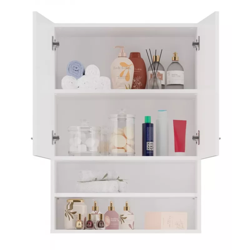 Topeshop POLA MINI DK weißer Badezimmerschrank Weiß