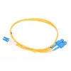Glasfaser-Patchkabel Extralink EX.3630, 0,5 m, G.657.A1, SC zu LC, FTTH, Duplex, gelb