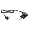 Tisch-Elektrogrill Adler AD 6610, 3000 W, schwarz, rechteckige Dual-Zonen-Rost+Platte