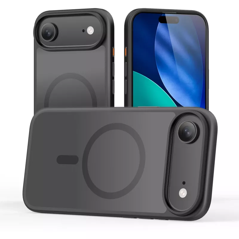 StyleShell INVISIO, Handyhülle Schwarz, iPhone 17 Air, MagSafe-kompatibel