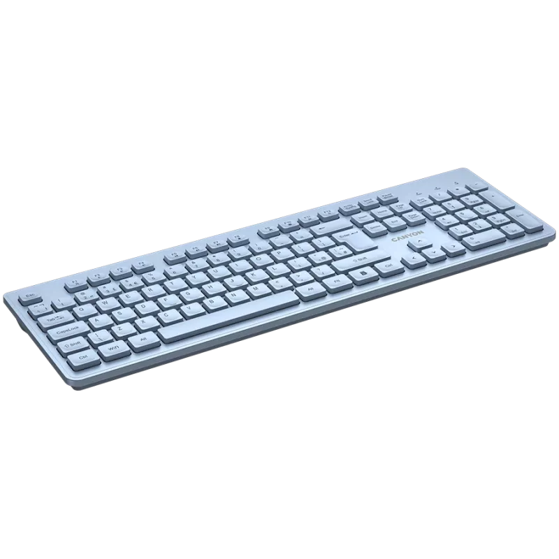 CANYON Tastatur HKB-W01 UK/US AAA Wireless Blau