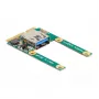 DeLOCK Mini PCIe I/O 1 x USB 2.0 Typ-A Buchse Full-Size Half-Size