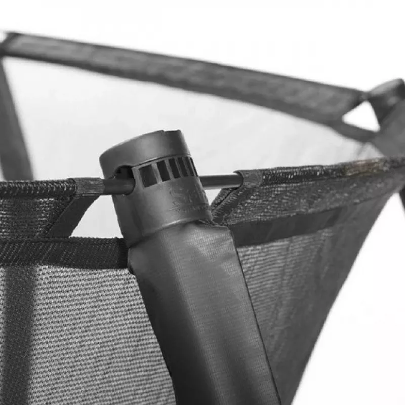 Bodennahes Trampolin Salta Premium Ground Combo 251 cm Grün — rund, 54 Federn, max. 120 kg, Sicherheitsnetz