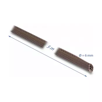 Kabelmantel DeLOCK 20903 Braun Polyester 6mm