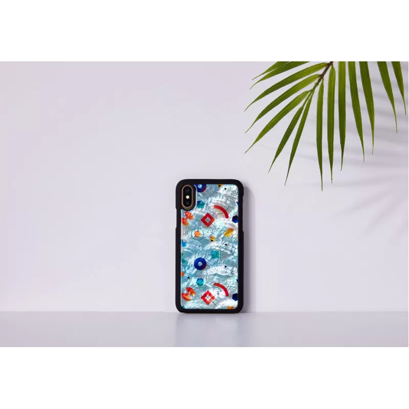iKins Poppin Rock Hülle für iPhone XS/X, schwarz
