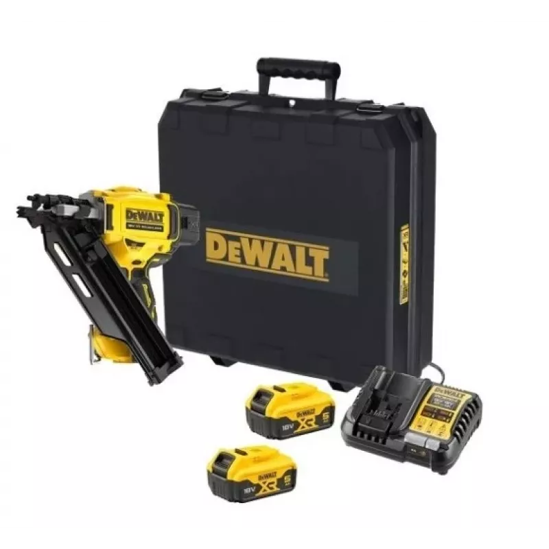 DeWalt DCN930P2 18V XR Akku-Nagler, 33°, 64-90 mm, 2x 5.0 Ah