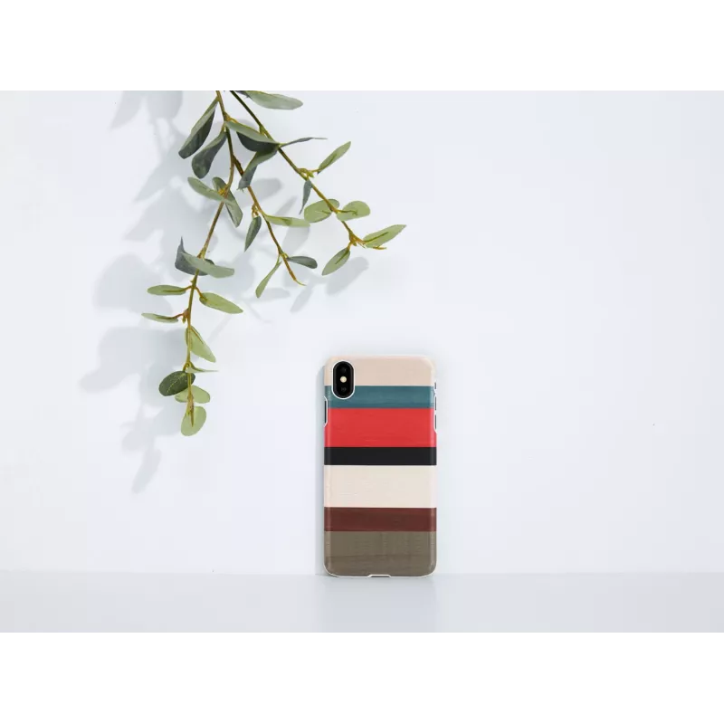 man and wood Handyhülle für iPhone XS Max — corallina white
