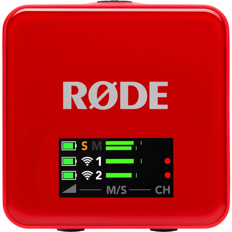 RØDE Wireless GO III Rot - Drahtloses Mikrofonsystem (rot)