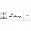MediaRange - USB-Flash-Laufwerk - 32 GB - USB 2.0 - Weiß, Grün (MR973)