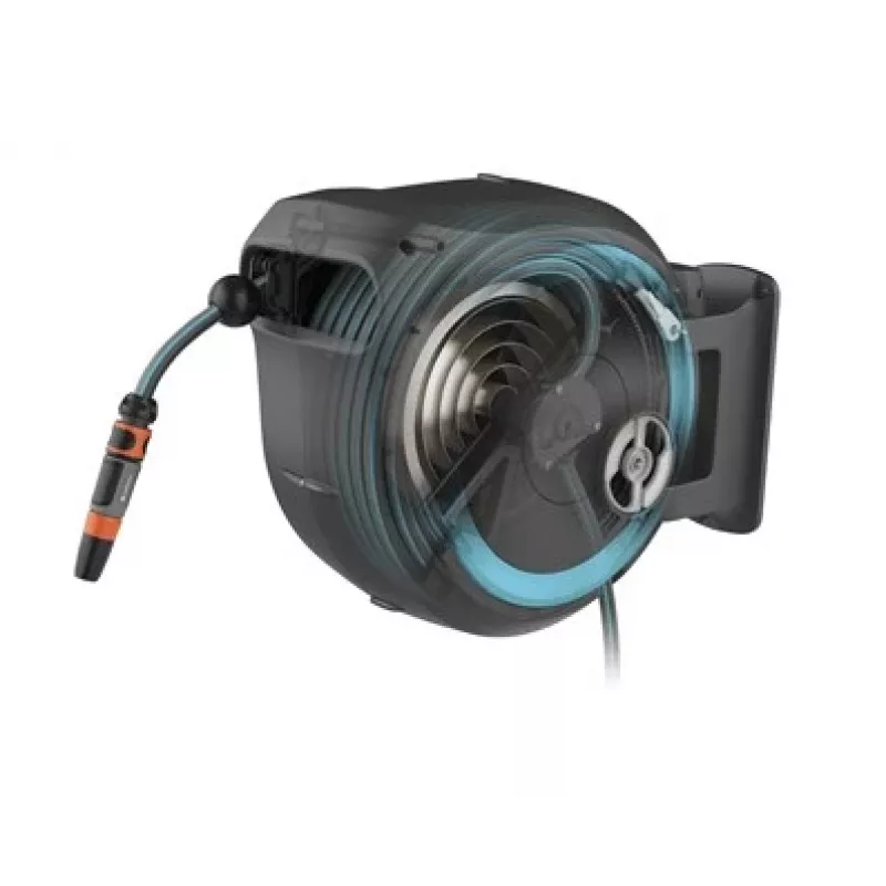 Gardena RollUp XL Wandschlauchbox mit 35 m Schlauch, Türkis