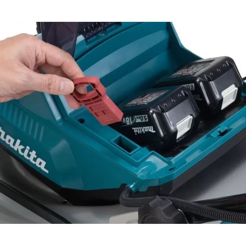 Makita DLM460Z Rasenmäher Batterie Schwarz, Blau