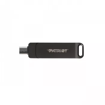 Flashdrive PATRIOT Rage R550 32GB 100 MB/S USB A+C Swivel Design (PE32GR550DSAD) Schwarz