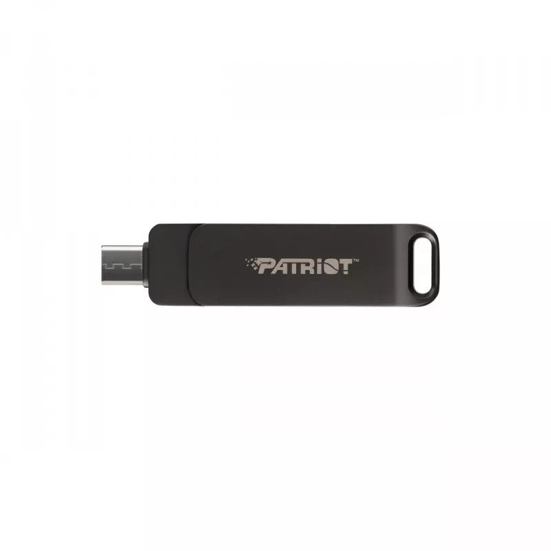 Flashdrive PATRIOT Rage R550 32GB 100 MB/S USB A+C Swivel Design (PE32GR550DSAD) Schwarz