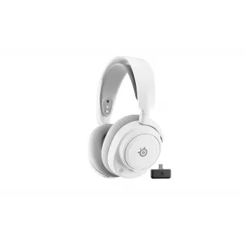 Steelseries Arctis Nova 7P Wireless Gen 2 Headset Kabelgebunden & Drahtlos, Kopfbügel, Gaming, USB Type-C, Bluetooth, Weiß