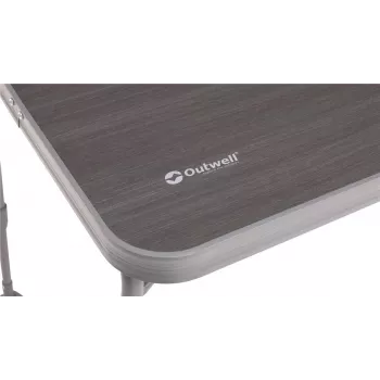 Tisch Outwell Coledale M Grau — Aluminium-Tischplatte und -Gestell, 680×1000 mm, Höhe 56 cm