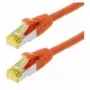 Netzwerkkabel Helos Cat 6a S/FTP 0,25 m Orange