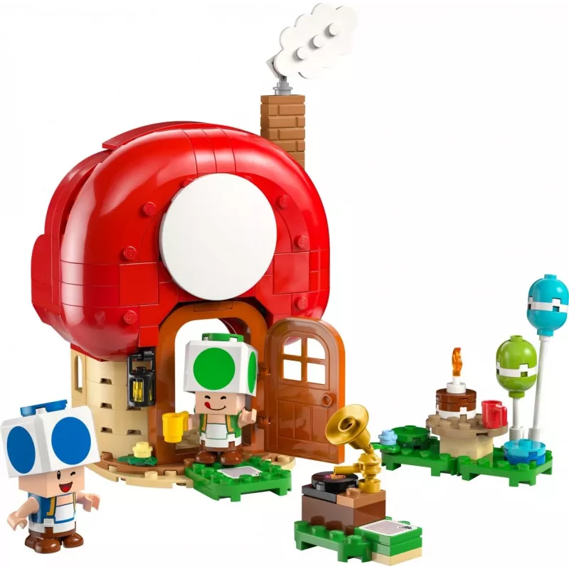 LEGO Super Mario Party im Toad-Haus Set 72041 mit interaktiven Spielfunktionen
