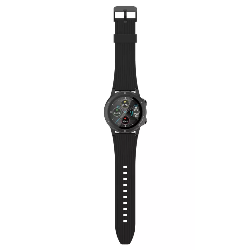 Denver SW-351 Smartwatch, 1,3″ IPS-Touchscreen, Pulssensor, IP68, Bluetooth, schwarz