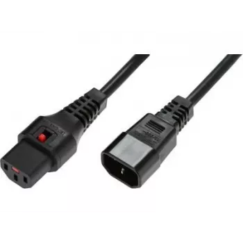 Microconnect PC1022 Netzkabel Schwarz 3 m C14-Kupplung C13-Kupplung