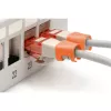 Digitus A-CC-O Farbclips für Patchkabel, orange (100 Stück)