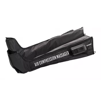 Lymphdrainage-Massagegerät für die Beine ActiveJet ACM-PLUS-A1 L – Akku 25 W, integrierter Akku, 380×1020×60 mm, schwarz